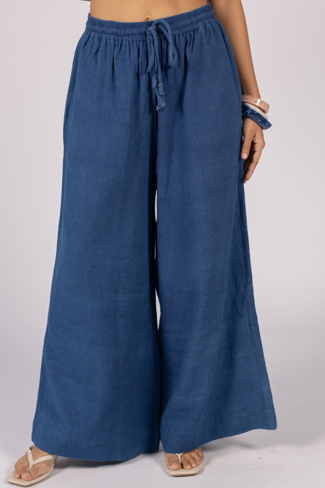 Indigo Linen Pant