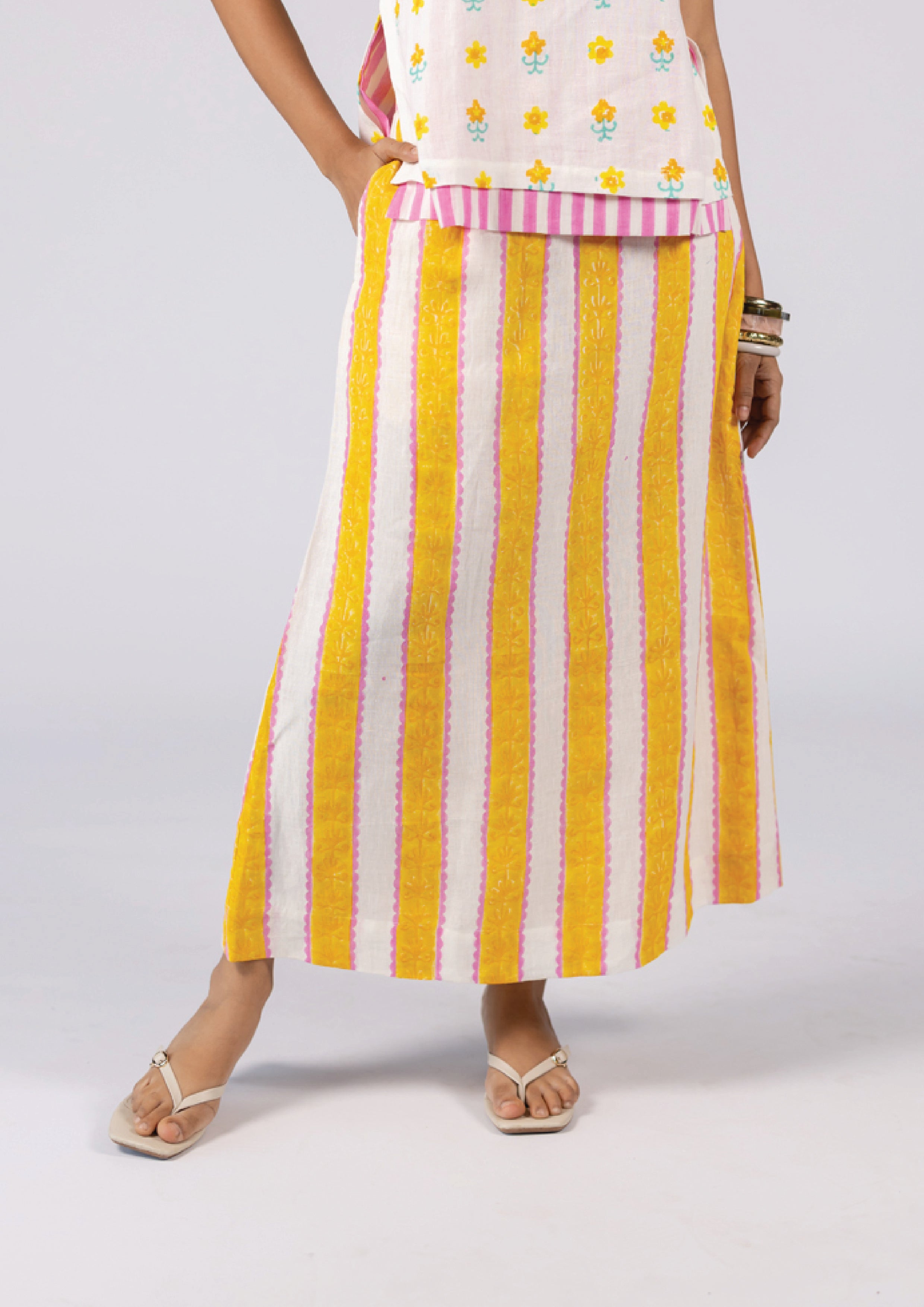 Buttercup Stripe Skirt