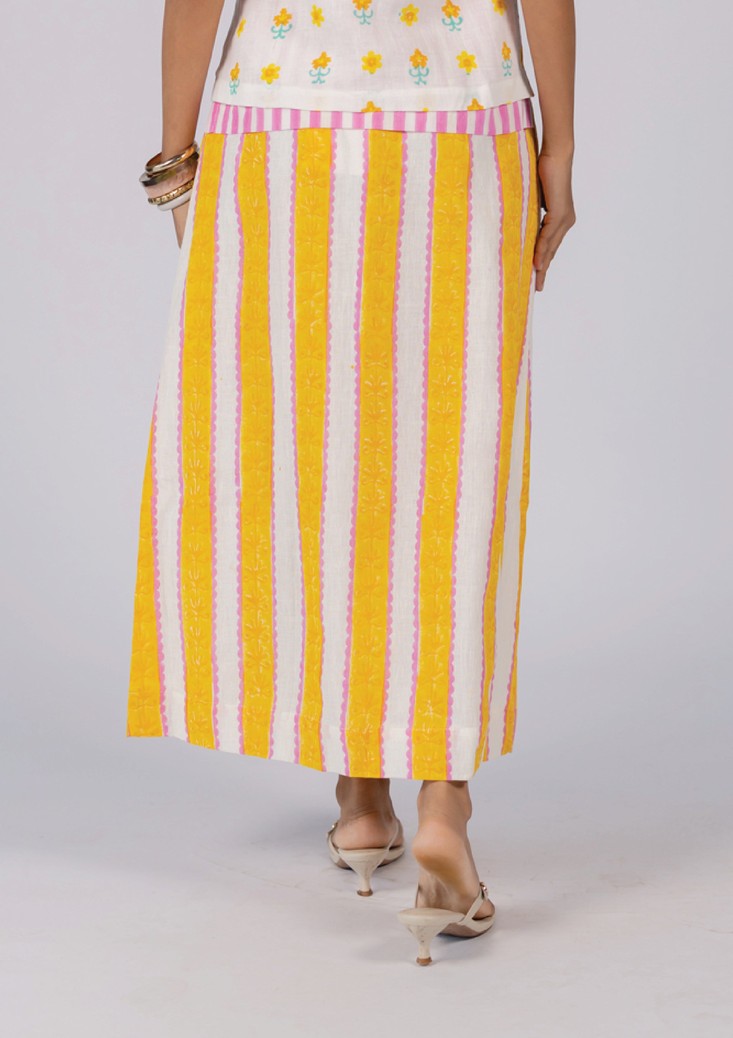 Buttercup Stripe Skirt
