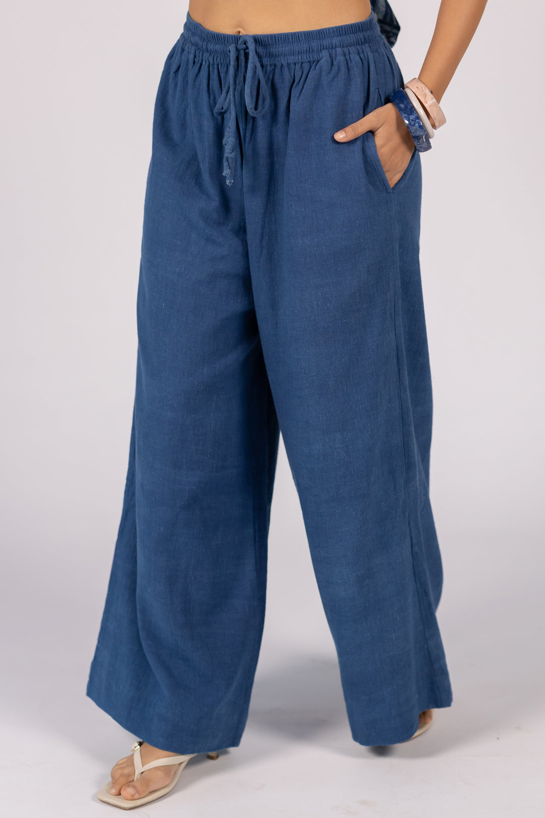 Indigo Linen Pant